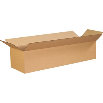 W.B. Mason Co. Corrugated Boxes, 26&quot; x 6&quot; x 6&quot;, Kraft, 25/Bundle