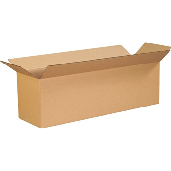 W.B. Mason Co. Long Corrugated boxes, 28&quot; x 10&quot; x 10&quot;, Kraft, 25/BD