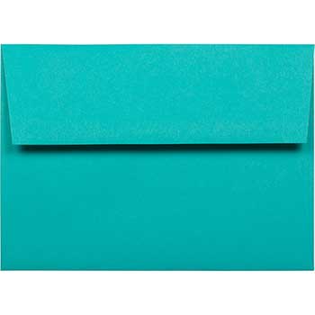 JAM Paper A7 Invitation Envelopes, 5 1/4&quot; x 7 1/4&quot;, Sea Blue Recycled, 250/BX