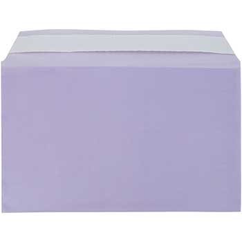 JAM Paper Cello Sleeves with Self-Adhesive Closure, 5 7/16&quot; x 8 5/8&quot;, Purple, 100/PK