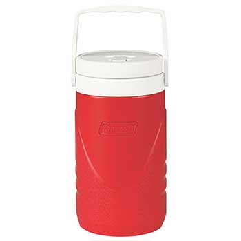 Coleman Beverage Cooler, 1/2 Gallon, Red