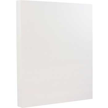JAM Paper Strathmore Wove Paper, 28 lb, 8.5&quot; x 11&quot;, Bright White, 500 Sheets/Box
