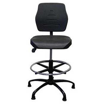 ShopSol Workbench Polyurethane Chair, 22&quot;-32&quot;