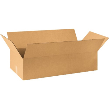 W.B. Mason Co. Flat Wardrobe boxes, 36&quot; x 21&quot; x 10&quot;, Kraft, 10/BD