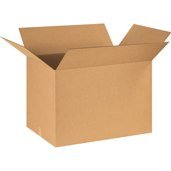 W.B. Mason Co. Corrugated boxes, 36&quot; x 18&quot; x 18&quot;, Kraft, 15/BD