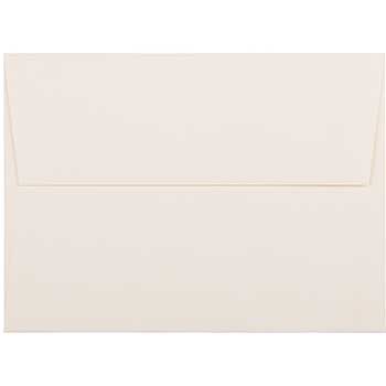 JAM Paper A6 Strathmore Invitation Envelopes, 4 3/4&quot; x 6 1/2&quot;, Natural White Wove, 50/BX