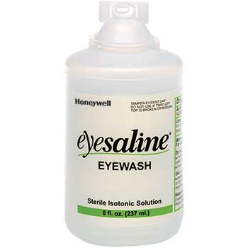 Eyesaline Personal Eyewash Bottle, 8 oz.