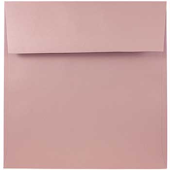 JAM Paper Square Premium Invitation Envelopes, 8 1/2&quot; x 8 1/2&quot;, Baby Pink, 250/CT