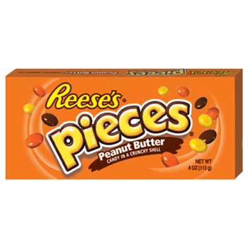 Reese&#39;s Pieces&#174; Peanut Butter Candy Box, 4 oz., 12/CS