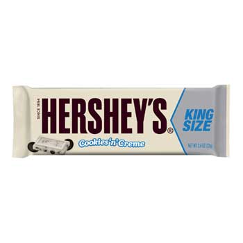 Hershey&#39;s&#174; Cookies &#39;N&#39; Cr&#232;me King Size Candy Bar, 2.6 oz.,18/BX, 12/CS