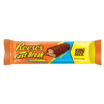 Reese&#39;s Fast Break King Size Candy Bar, 3.5 oz., 18/BX