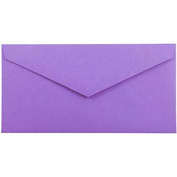 JAM Paper Monarch Envelopes, 3 7/8&quot; x 7 1/2&quot;, Violet Purple Recycled, 500/CT