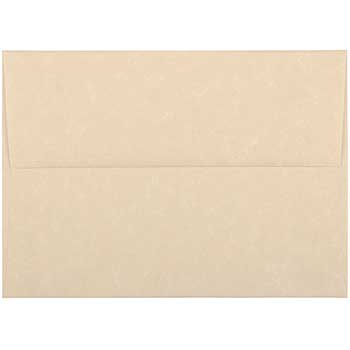 JAM Paper A6 Parchment Invitation Envelopes, 4 3/4&quot; x 6 1/2&quot;, Brown Recycled, 250/BX