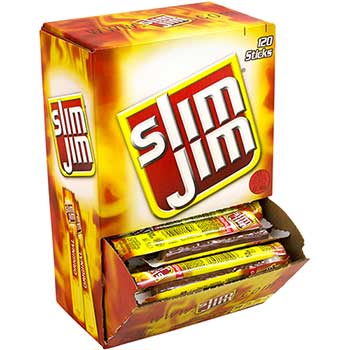 Slim Jim&#174; Beef Jerky Meat Sticks Original, 0.28 oz., 120 Count