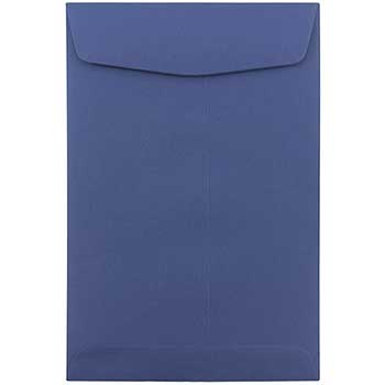 JAM Paper Open End Catalog Premium Envelopes, 6&quot; x 9&quot;, Presidential Blue, 250/BX