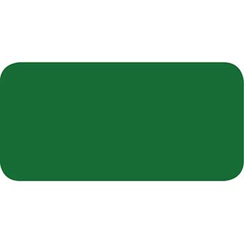 Auto Supplies Color-Code Blank, Solid Dark Green, Rolls, 500/ST