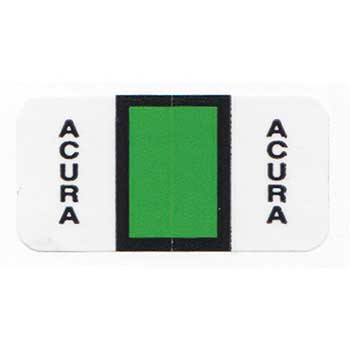 Auto Supplies Color-Code Auto-Make, Acura, Ringbook, 270/RL