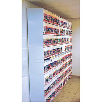 Auto Supplies Reference Shelf for Color-Code System, Slanted, 24&quot;