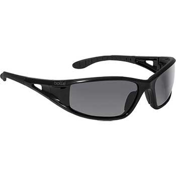 Boll&#233; Safety Lowrider Safety Glasses, Black Temples, ASAF Lens