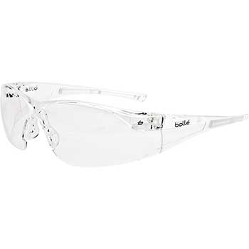 Boll&#233; Safety Rush Safety Glasses, ASAF, Clear Temples/Lens