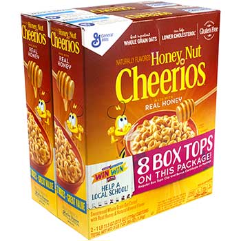 Honey Nut Cheerios Cereal, 27.5 oz, 2/Pack