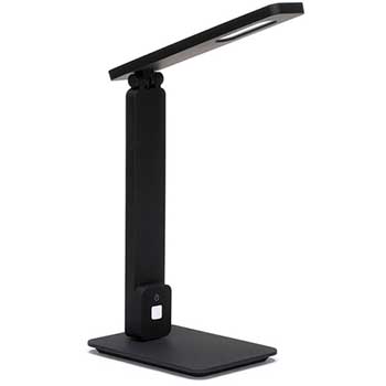 Ofm 4025 Blk Industrial Led Desk Lamp, Touch Activated Lamp