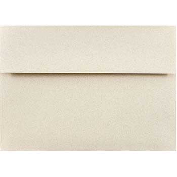 JAM Paper A7 Passport Invitation Envelopes, 5 1/4&quot; x 7 1/4&quot;, Sandstone, 50/BX