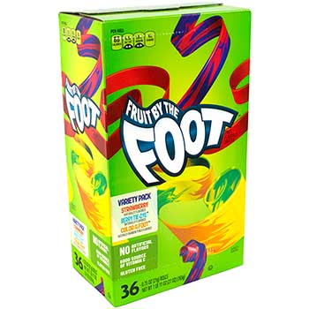 General Mills Fruit By The Foot Variety Pack, 0.75 oz., 36/PK
