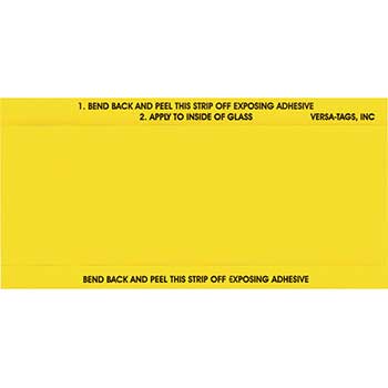 Auto Supplies Stock Number Mini Signs, Yellow, Form #650, 250/BX