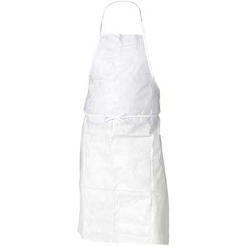 KleenGuard™ A10 Light Duty Apron, Polyethylene Coated, 28” x 36”, White, One Size Fits All, 100/CS