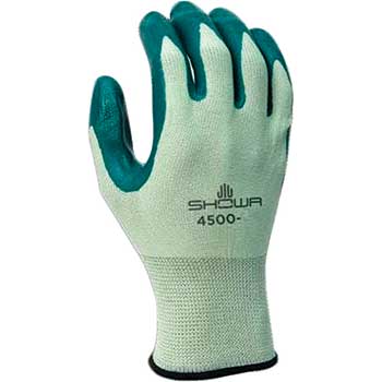 SHOWA General Purpose Gloves, Large, Light Gray, 12/PK