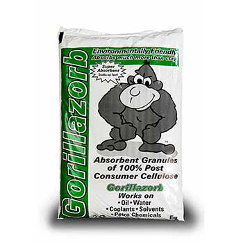 Auto Supplies Granular Sorbents, Gorillazorb, 25 lb. Bag, 1/PK