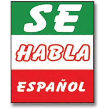 Auto Supplies Underhood Sign, Se Habla Espa&#241;ol