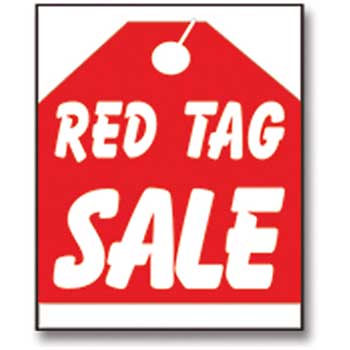 Auto Supplies Underhood Sign, Red Tag Sale