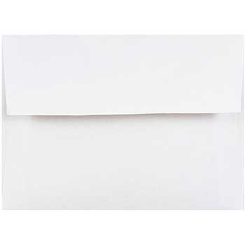 JAM Paper 4Bar A1 Invitation Envelopes, 3 5/8&quot; x 5 1/8&quot;, White, 25/PK