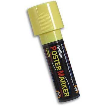 Auto Supplies Windshield Markers, Wide Tip Paint, Flourescent Yellow