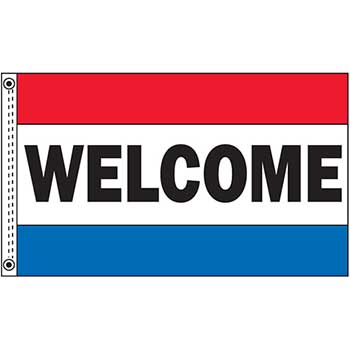 Auto Supplies Nylon Flags, Welcome