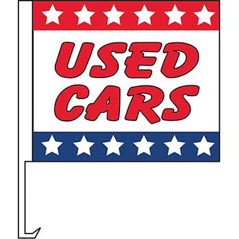 Auto Supplies Standard Clip-On Flag, Used Cars