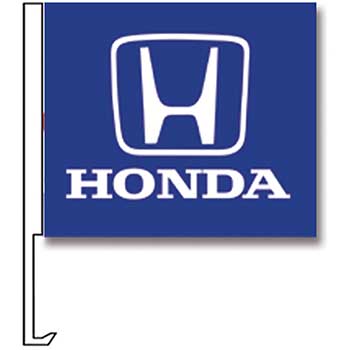 Auto Supplies Manufacturer Clip-On Flag, Honda