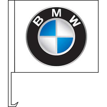 Auto Supplies Manufacturer Clip-On Flag, BMW