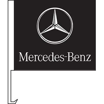 Auto Supplies Manufacturer Clip-On Flag, Mercedes Benz