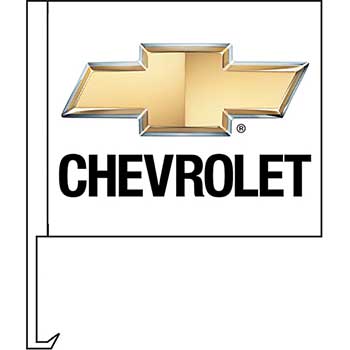 Auto Supplies Manufacturer Clip-On Flag, Chevrolet