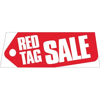 Auto Supplies Windshield Banner, Red Tag Sale