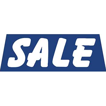 Auto Supplies Windshield Banner, Sale, Blue with White Letters