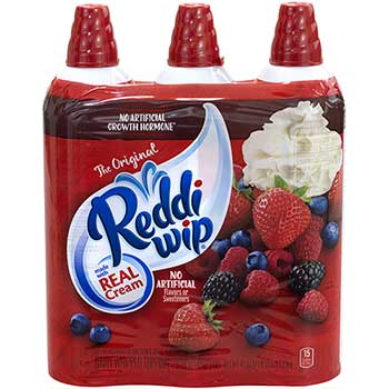 Reddi Wip Original Whipped Topping Cans, 15 oz., 3/PK