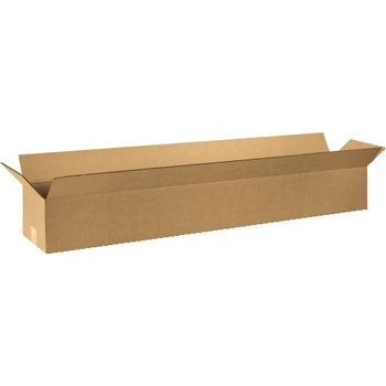 W.B. Mason Co. Long Corrugated Boxes, 48&quot; x 6&quot; x 6&quot;, Kraft, 25/Bundle