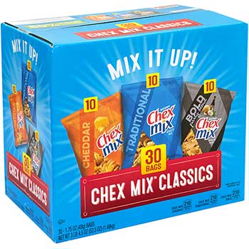 Chex Mix&#174; Classics Mix It Up Variety Snack Mixes, 1.75 oz., 30/PK