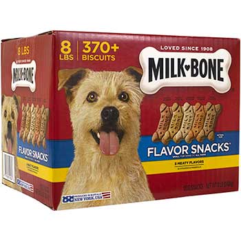 Milk-Bone&#174; Flavor Snacks Dog Biscuits, 8 lb.