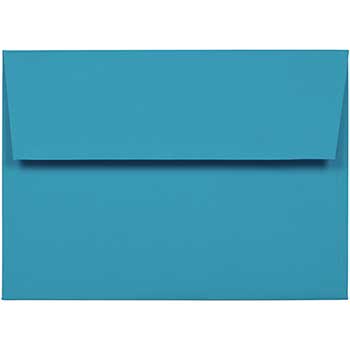 JAM Paper A7 Invitation Envelopes, 5 1/4&quot; x 7 1/4&quot;, Blue Recycled, 250/BX