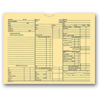 Auto Supplies 3-in-1 Deal Jacket, Form #237, 100/BX